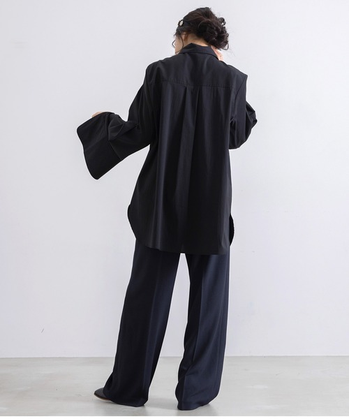 Dita Muaj.（ディータムアージュ）の「【ZOZO限定】Muaj.ベルスリーブスリットシャツ（シャツ/ブラウス・レディース・ブラック/モカ/ホワイト・FREE）」の18枚目の写真