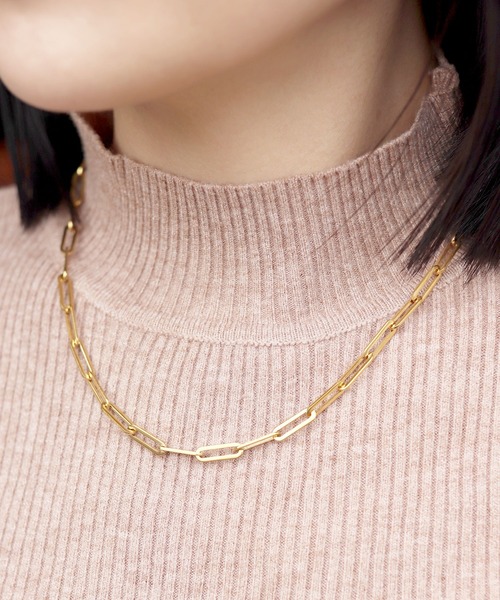 calmila(カルミラ)の「金属アレルギー対応 レオンチェーンステンレスショートネックレス(ネックレス・レディース・ピンクゴールド/ゴールド/シルバー・FREE)」の14枚目の写真
