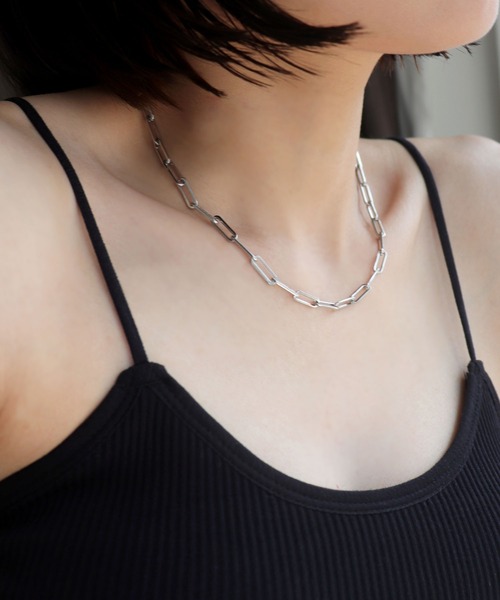 calmila(カルミラ)の「金属アレルギー対応 レオンチェーンステンレスショートネックレス(ネックレス・レディース・ピンクゴールド/ゴールド/シルバー・FREE)」の9枚目の写真