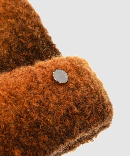 MOONDOG BEANIE BROWN ORANGE（ニットキャップ/ビーニー  display picture 1