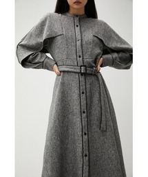 AZUL by moussy（アズールバイマウジー）の「TWEED ONEPIECE/ツイードワンピース（ワンピース）」