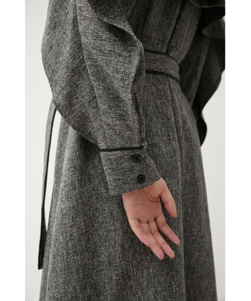 AZUL by moussy(アズールバイマウジー)の「TWEED ONEPIECE/ツイードワンピース(ワンピース・レディース・ブラック系その他/グリーン系その他/ブラウン系その他・MEDIUM/SMALL)」の12枚目の写真