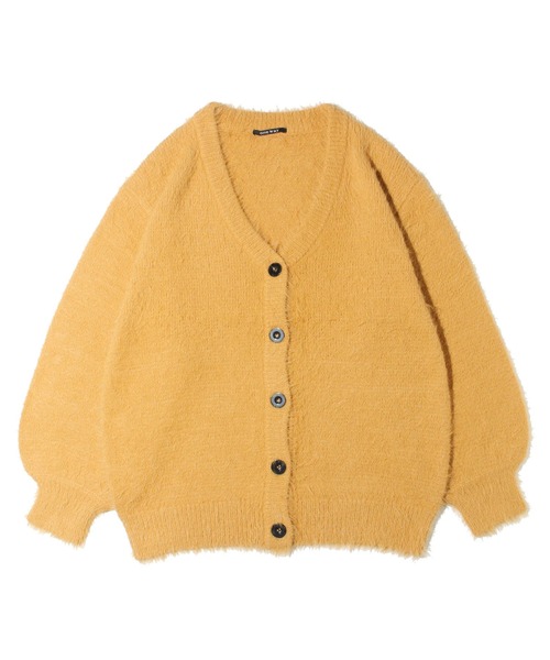 one way（ワンウェイ）の「ロングフェザーニットカーディガン