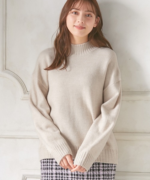 【新品未開封】HONEY MEW　バイカラーニットトップス　SJJ0273MC 新品未使用 HONEY MEW バイカラーニットトップス XS ピンク