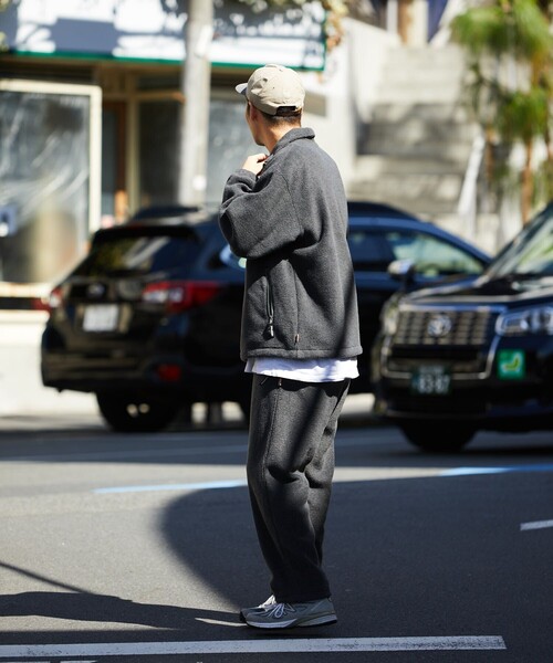 FREAK'S STORE（フリークスストア）の「HINSON/ヒンソン ハーフZIP フリースPO/フリースジャケット（スウェット・メンズ・モスグリーン/グレー/ブラック・MEDIUM/LARGE/X-LARGE）」の13枚目の写真