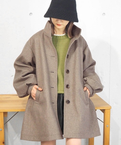 tiptop(ティップトップ)の「ボリューム袖ハーフコート(その他アウター・レディース・ブラック/ブラウン/アイボリー/ブラウン系その他・FREE)」の18枚目の写真