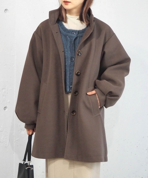 tiptop(ティップトップ)の「ボリューム袖ハーフコート(その他アウター・レディース・ブラック/ブラウン/アイボリー/ブラウン系その他・FREE)」の19枚目の写真