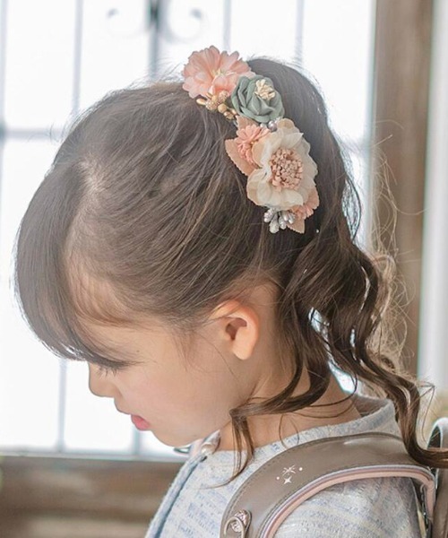 Catherine Cottage(キャサリンコテージ)の「フラワーヘアクリップ(バレッタ/ヘアクリップ・キッズ・A/H/C/D/E/F/B/G・FREE)」の10枚目の写真