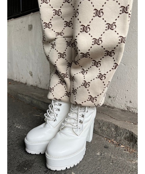 EGOIST（エゴイスト）の「EGモノグラムジョガーパンツII（スウェット