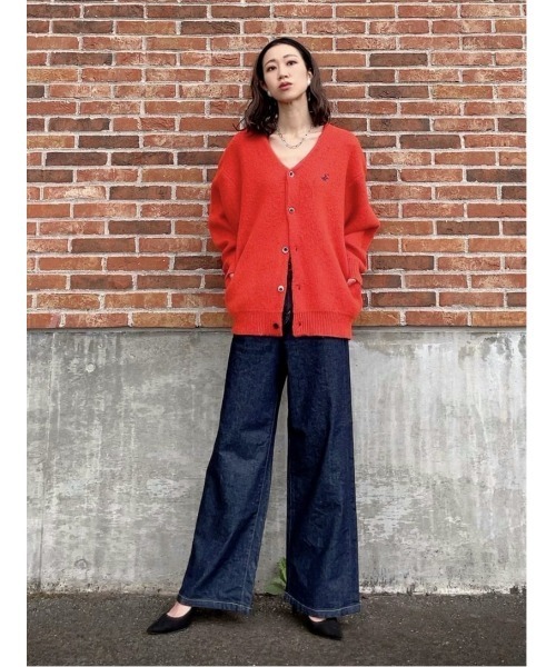 SOMETHING(サムシング)の「【SOMETHING】ワイドフレアパンツ(デニムパンツ・レディース・ノンウォッシュ・XS/S/M)」の15枚目の写真