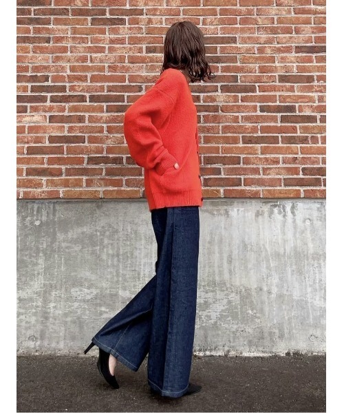 SOMETHING(サムシング)の「【SOMETHING】ワイドフレアパンツ(デニムパンツ・レディース・ノンウォッシュ・XS/S/M)」の17枚目の写真
