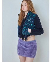CRANK | 【CRANK/クランク】LEG WARMER MINI SKIRTS/レッグウォーマー ミニスカート もふもふスカート セット販売 Y2K 冬服(スカート)