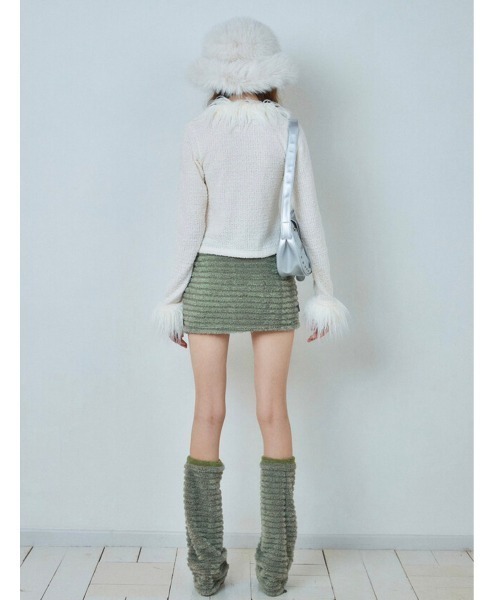 ★CRANK★LEG WARMER MINI SKIRT_PU★正規品/韓国直送料込/人気 CRANK（クランク）の「A'GAM/9×.kom『CRANK/クランク』LEG
