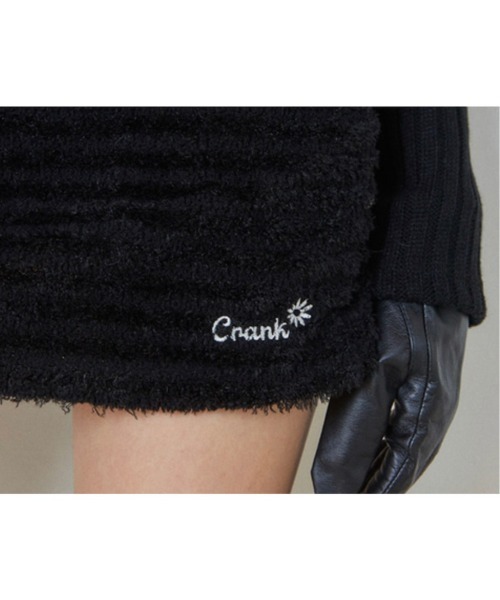 ★CRANK★LEG WARMER MINI SKIRT_KH★正規品/韓国直送料込/人気 A'GEM/9 × .kom『CRANK/クランク』MY LITTLE KITTY SKIRT