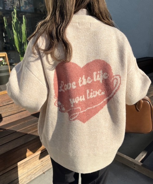 nemne store（ネンネストア）の「【低身長用サイズあり】ハートジャガードニットプルオーバー（ニット/セーター・レディース・アイボリー/ベージュ/ネイビー・SMALL/MEDIUM）」の20枚目の写真