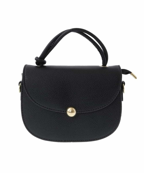 OFUON le MK(オフオンルエムケー)の「フェイクレザーハンドバッグ(ハンドバッグ・レディース・ブラック/ミント/アイボリー・38)」の1枚目の写真