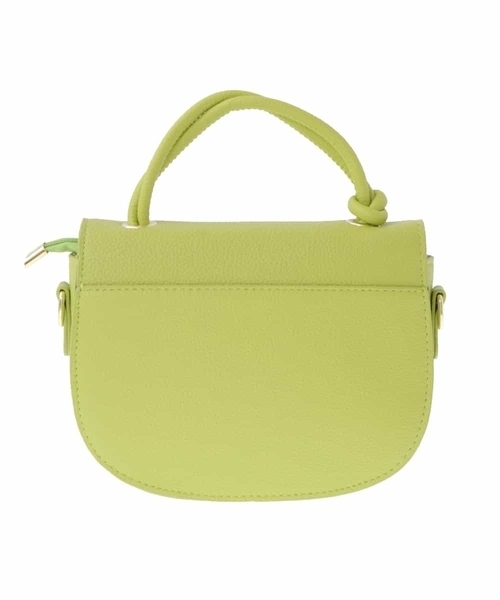 OFUON le MK(オフオンルエムケー)の「フェイクレザーハンドバッグ(ハンドバッグ・レディース・ブラック/ミント/アイボリー・38)」の4枚目の写真