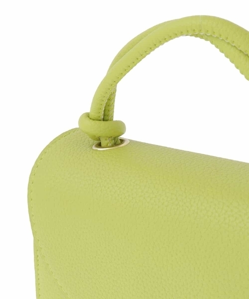 OFUON le MK(オフオンルエムケー)の「フェイクレザーハンドバッグ(ハンドバッグ・レディース・ブラック/ミント/アイボリー・38)」の6枚目の写真