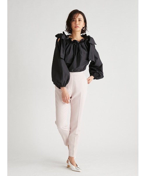 CELFORD（セルフォード）の「ショルダーリボンギャザーブラウス