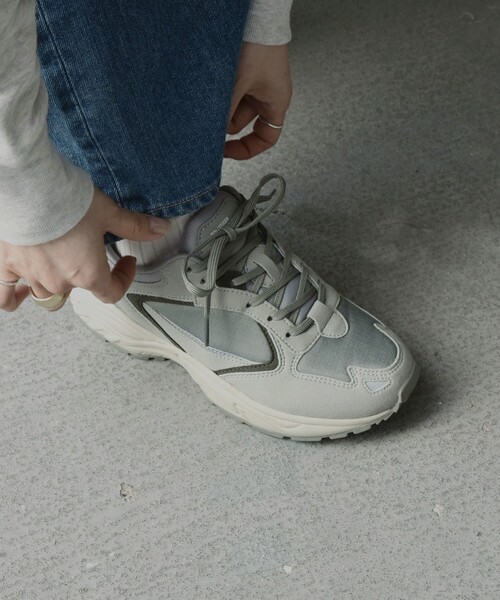 MoonStar（ムーンスター）の「MOONSTAR 810s: STUDEN スニーカー 24SS（スニーカー・レディース・ベージュ/カーキ/ライトグレー・23/24/25）」の6枚目の写真