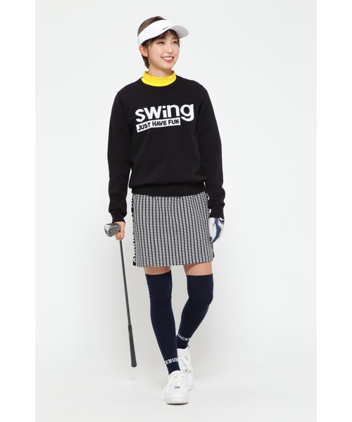 ジャックバニー3色Wジャガードセーターとスカートセットアップサイズ1 Jack Bunny!!】3色Wジャガード イージーニットスカート ＜グレン