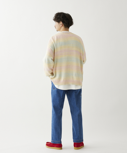 JOURNAL STANDARD relume(ジャーナルスタンダード レリューム)の「MIX メランジカーディガン(カーディガン/ボレロ・メンズ・ライトイエロー/シャーベット/スカイブルー・LARGE/MEDIUM)」の21枚目の写真