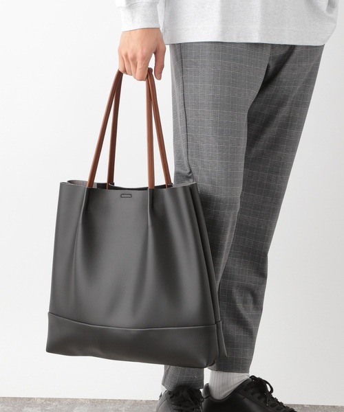 GLOBAL WORK（グローバルワーク）の「アーバンキャリートート/182149（トートバッグ・メンズ・ブラック/ブラック系その他/チャコールグレー/ネイビー/ホワイト・ONE SIZE）」の9枚目の写真