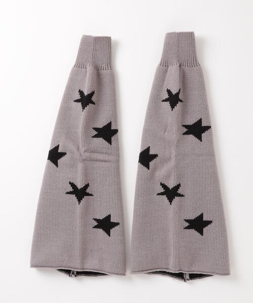 XU(エックスユー)の「【XU/エックスユー】reversible star leg warmer/リバーシブル リバーシブル対応 レッグウォーマー レッグカバー Y2K ブーツカット ニット スター 星(レッグウォーマー・レディース・アイボリー/グレー・ONE SIZE)」の8枚目の写真