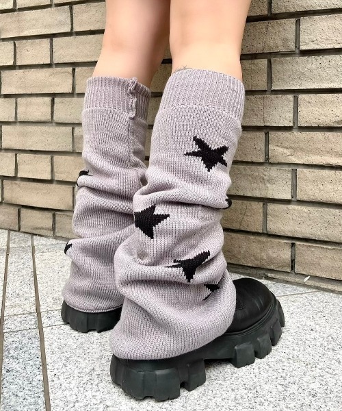 XU（エックスユー）の「【XU/エックスユー】reversible star leg warmer/リバーシブル リバーシブル対応 レッグ