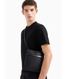 EMPORIO ARMANI | 【エンポリオ アルマーニ】フラットショルダーバッグ ナイロン製(ショルダーバッグ)