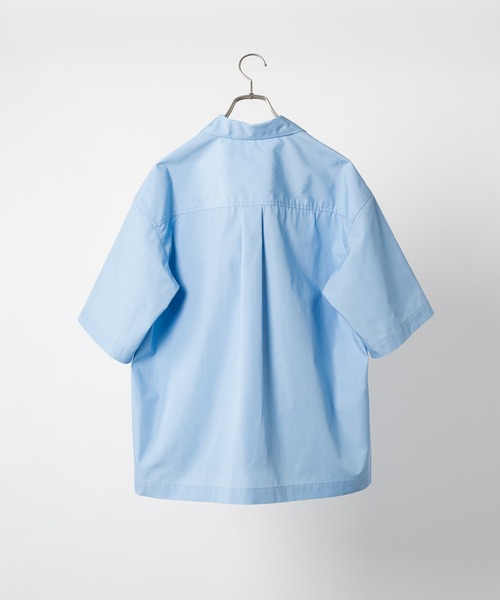 Apartment Three（アパートメントスリー）の「Apartment Three - Camp-collar Short-sleeve Shirt（シャツ/ブラウス・メンズ・ブルー/ホワイト/ブラック・1/2）」の6枚目の写真