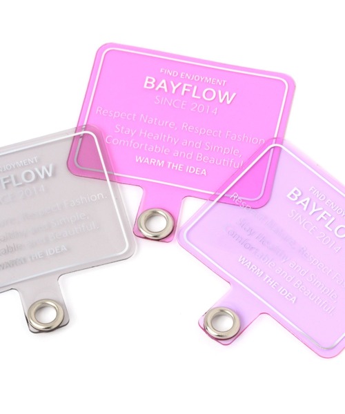 BAYFLOW（ベイフロー）の「BFストラップホルダー3P（スマホグッズ・レディース・ピンク/ブルー・0）」の5枚目の写真