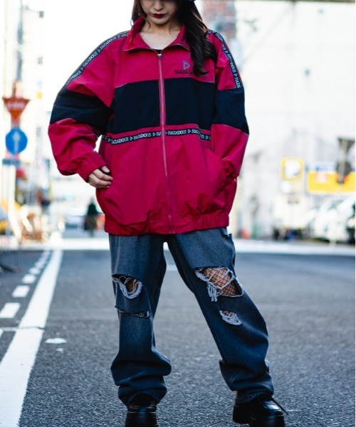 SUGGESTION ナイロンスタンドジャケット（ナイロンジャケット