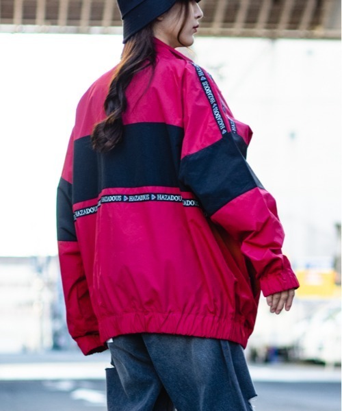 SUGGESTION ナイロンスタンドジャケット（ナイロンジャケット