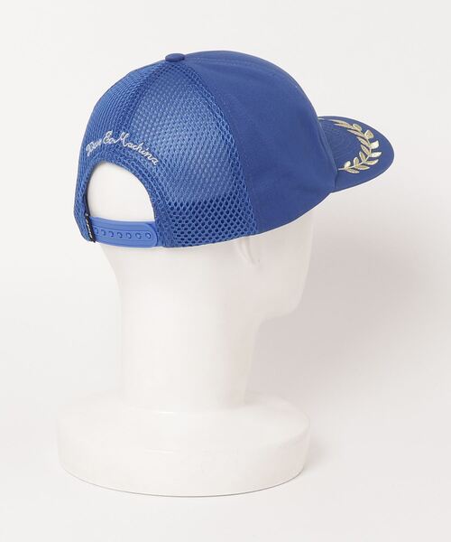 DEUS EX MACHINA（デウスエクスマキナ）の「FLAGSTUFF TRUCKER（キャップ・メンズ・ブルー/ブラック・OS）」の3枚目の写真