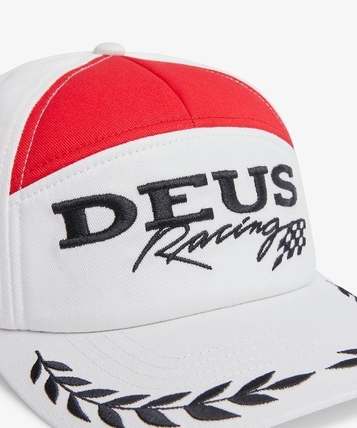 DEUS EX MACHINA（デウスエクスマキナ）の「FLAGSTUFF TRUCKER（キャップ・メンズ・ブルー/ブラック・OS）」の5枚目の写真