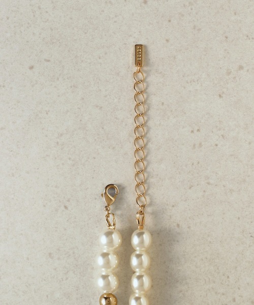 ボリュームパールネックレス