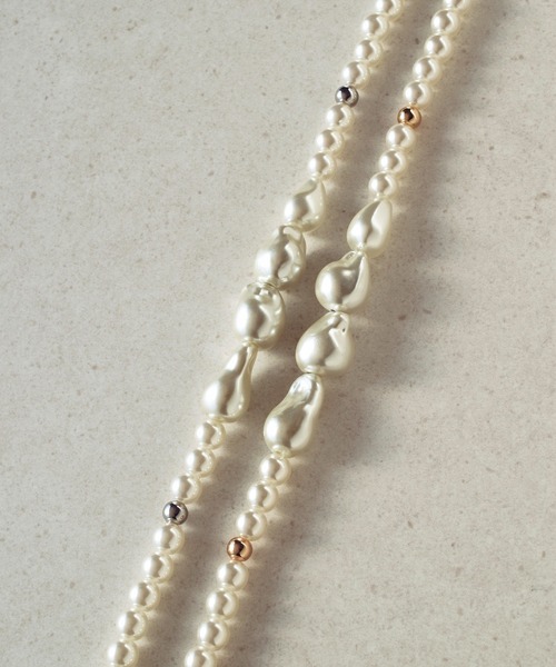 ボリュームパールネックレス