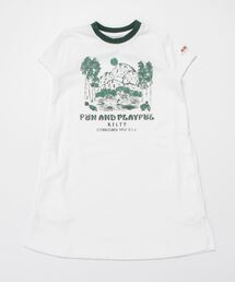 キッズ　プリントTシャツワンピース「ヨセミテオムニバス」（速乾）