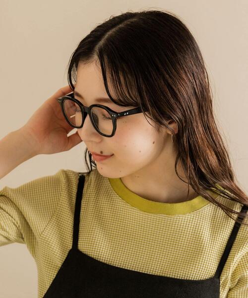 SMELLY(スメリー)の「オクタゴンフレームダテメガネ(メガネ・レディース・ブラウン系その他/ブラック・-)」の13枚目の写真