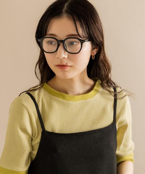 SMELLY(スメリー)の「オクタゴンフレームダテメガネ(メガネ・レディース・ブラウン系その他/ブラック・-)」の8枚目の写真