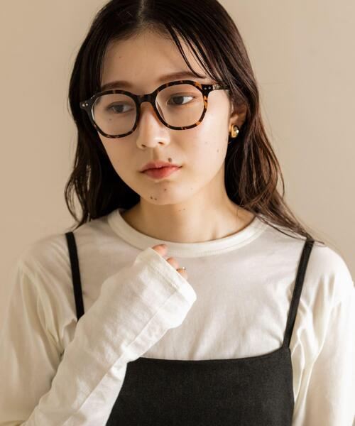 SMELLY(スメリー)の「オクタゴンフレームダテメガネ(メガネ・レディース・ブラウン系その他/ブラック・-)」の9枚目の写真