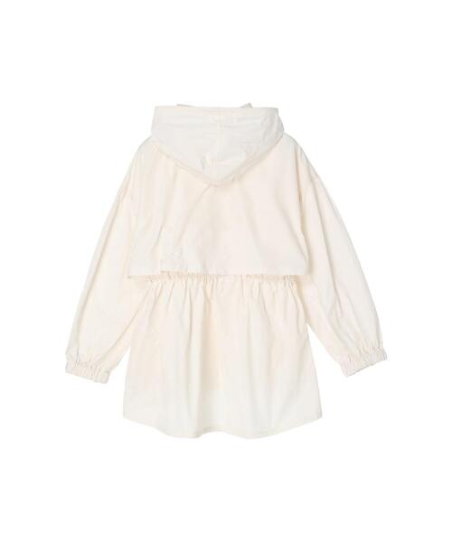 koe（コエ）の「T/Cウェザーフードコート（ブルゾン・レディース・ネイビー/オフホワイト・M）」の16枚目の写真