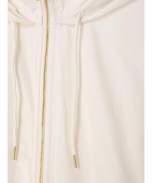 koe（コエ）の「T/Cウェザーフードコート（ブルゾン・レディース・ネイビー/オフホワイト・M）」の10枚目の写真