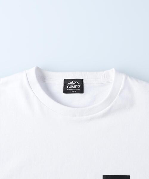 CAMP7(キャンプセブン)の「CAMP7(キャンプ7)ベーシックロゴ半袖Tシャツ(Tシャツ/カットソー・メンズ・ホワイト/ネイビー・S/M/L/XL)」の11枚目の写真