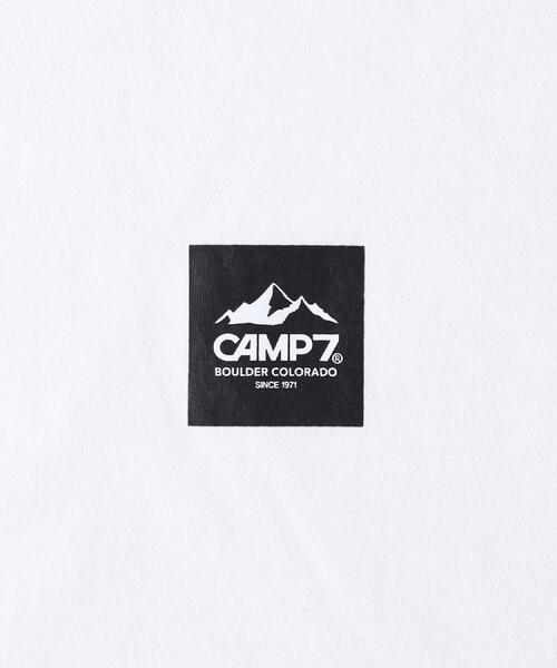 CAMP7(キャンプセブン)の「CAMP7(キャンプ7)ベーシックロゴ半袖Tシャツ(Tシャツ/カットソー・メンズ・ホワイト/ネイビー・S/M/L/XL)」の13枚目の写真