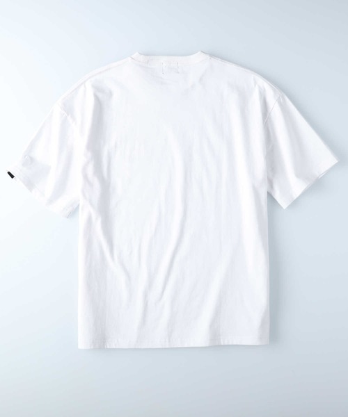 CAMP7(キャンプセブン)の「CAMP7(キャンプ7)ベーシックロゴ半袖Tシャツ(Tシャツ/カットソー・メンズ・ホワイト/ネイビー・S/M/L/XL)」の3枚目の写真