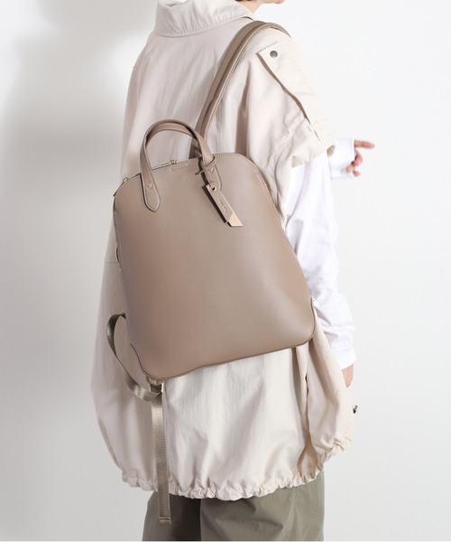 Legato Largo(レガートラルゴ)の「【Legato Largo】かるいかばん2WAYリュック(バックパック/リュック・レディース・ブラック/グレイッシュベージュ/アイボリー・FREE)」の19枚目の写真