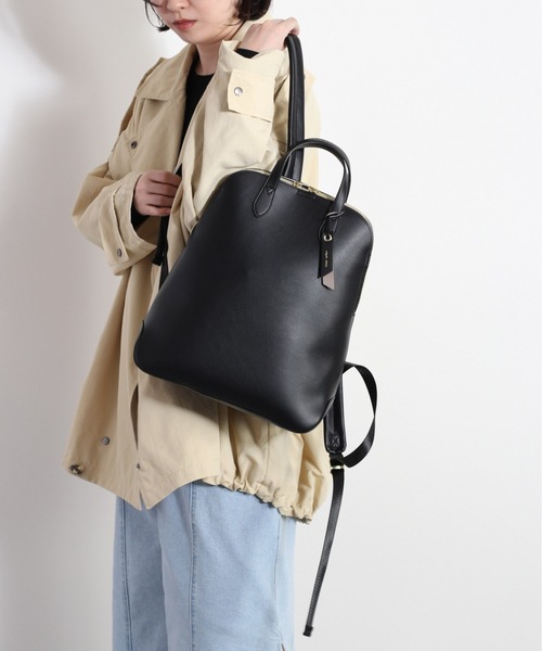 Legato Largo(レガートラルゴ)の「【Legato Largo】かるいかばん2WAYリュック(バックパック/リュック・レディース・ブラック/グレイッシュベージュ/アイボリー・FREE)」の14枚目の写真
