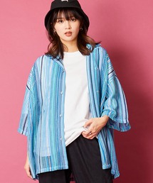 MEMENTISM（メメントイズム）の「ビッグシルエット バルファレースシャツ　シアーシャツ（シャツ/ブラウス）」